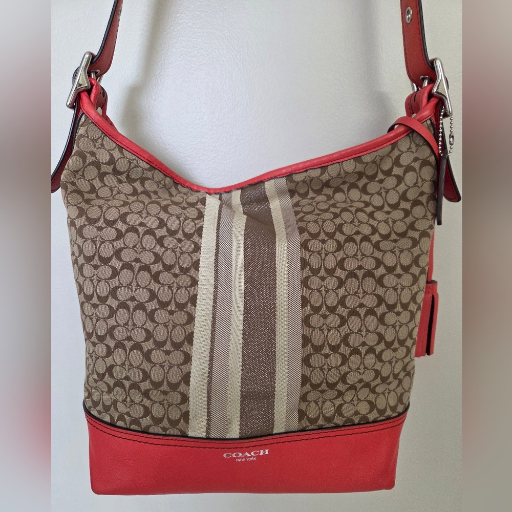 Coach Red and Brown Women's Bag